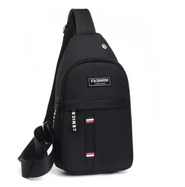 Men's Waterproof Oxford Fabric Crossbody Chest Bag